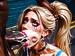 AI FITNESS BABE NIKKI BBC GANG BANG!