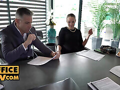 Screwing your tast petite office ebony Romy Indy