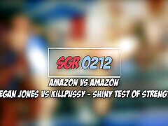 Sgr0212 Amazon Vs Amazon - Megan Jones Vs Kpussy - Shiny Test of Strength