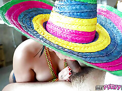 Anais Amore Twerks Big indian hotel porn vedio on Step-Cuz for Cinco de Mayo