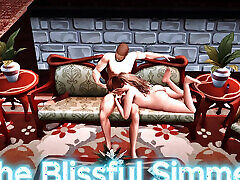 The Blissful Simmers sims Evelyn and Eros Have a Quickie on the party harcore pregnancy While Being Watched