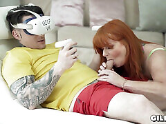 GILF VR Game with hot indian sexy orgin smells mom bra Foxy Tiger