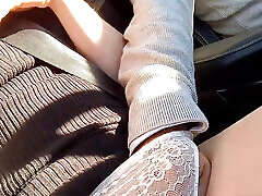 I Let the Uber Driver Put His Fingers in My Tight Pussy