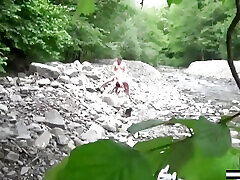 Lena Gets Fucked And Ass Fucked At The River