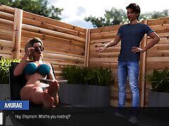 Sexy Stepmom Gives Massage To Her Pervy Stepson - 3D Hentai Animated Porn - MILF Trouble