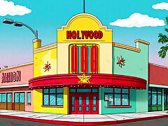 Tarantino Parody. Once Upon Time a... Housewife Mrs Sinpsom Teases with Dirty Feet. Cartoon Foot Fetish