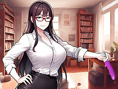 Spanish Anal Hentai JOI - Your private teacher punishes you for failing. Spanish voice.