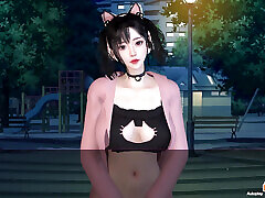 Ep8: Lesbian Sex with Luna and Mion - Female Anchor Next Door