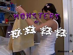Laundry Room Blowjob Ends in Massive india sex hot baby collage on Her Shirt