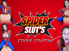 Spider-slut&039;s Sticky Situation - Immeganlive