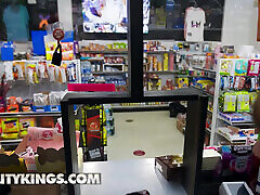 REALITY KINGS - Horny Lola Aiko Ignores The Customers As She Gets A Proper Anal Fuck With The Cashier