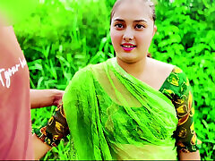 Desi beautiful Padosi Girl Fucking in jungle with her Padosi BF, So Cute Girl Fuck at Farm hindi