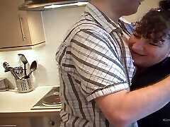 Younger Guy Gives a Huge Messy Facial to Kim