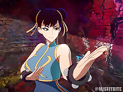 Misfitbite - A Warrior&039;s Heart - Chun-Li and Ryu Hentai 2D Anime Animation