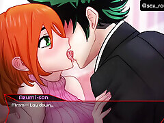 Deku got treated by azumi san cause gamplay