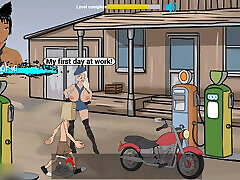 FuckerMan series - Stopping at a gas station and having sex with all sorts of women