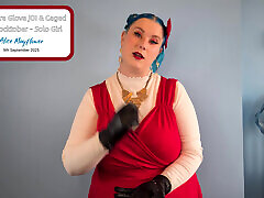 guante de vampiro joi & amp; enjaulado para locktober-chica sola