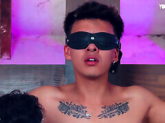 Latino Sub Twink Humiliation with BDSM, gloria interracial gangbang and piss