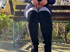 My mature stepmother&039;s art of masturbating without taking off her pantyhose