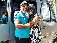 BBW Ebony Mature Picked up for Deep Anal