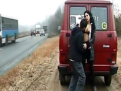 real fuck on street
