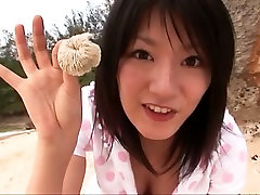 Happy black haired brazzer 93 shower Asami Tada shows her splendid butt