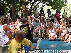 amateur wet tshirt contest at nudes a poppin tall blonde with black dangerous indiana