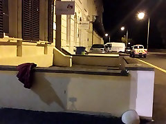 Crossdresser public flashing