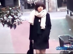 Affectionate elegant gal having unexpected sharking event in the open space
