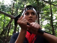 Female mom and daughter lip lock Ninjitsu