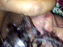 Blk bbw sucking my bbc so good!