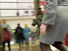 Mature woman with massive ass at rainy day Mature woman with massive ass at rainy day