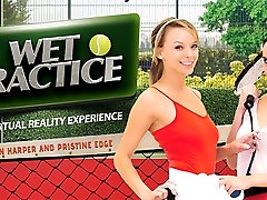 Dillion Harper & Pristine Edge in Wet Practice - VRBangers