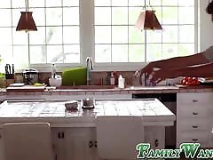 Yummy stepsister takes care of bros giant morning wood