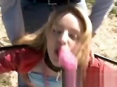 Dirty Blonde Teen Tied Up And Face Fucked Outdoors Dirty Blonde Teen Tied Up And Face Fucked Outdoors