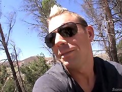 Jumping chick Melanie Rios hooks up with one elder dude living nextdoor