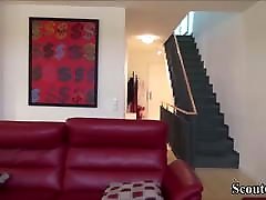 SKINNY GERMAN MILF dogma porn Star Seduce to Fuck on Stairs