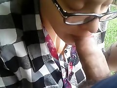 Slutty Best Friend Gives Great Deepthoats on Patio