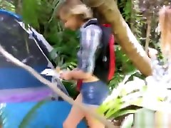 Teens April And Serenity Swapped By Dads On Camping