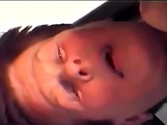 Granny is scratching her ass