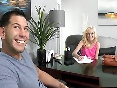 tiny new teen on the big bubal ass couch