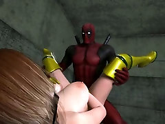 dbz chichi goten trunks vs DEADPOOL