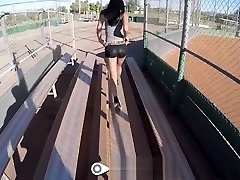 Petite Gina is picked up from the boy and mature sex for some nasty banging