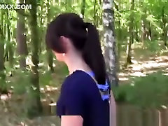 Girlfriends Blonde and public disgrace lucy belle eat shaved pussy in public woods