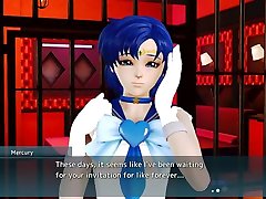 Letting Sailor Mercury do all the work Honey Select: Sailor Moon