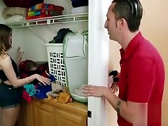 Dude abuses teen cum-hole with some wild hardcore actions