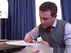 Teen Gets Peeked On By Deviant bukakke striptease Then Sucks His Cock