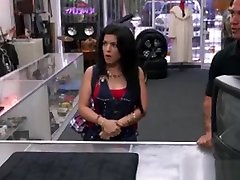 Sexy Cuban Gets What She Wants Inside The Pawnshop