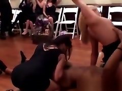 CFNM ladies raiding stripper