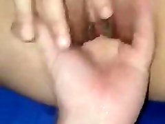 Slut gets multiple orgasm - First she was fucked hard and then fingered!